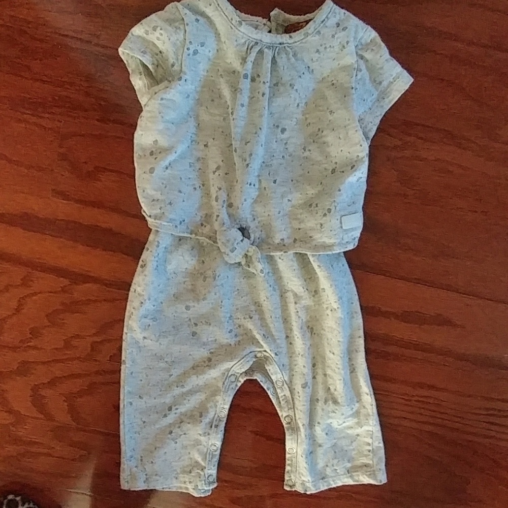 7 for All Mankind Gray baby bodysuit